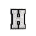 Silver Letter H